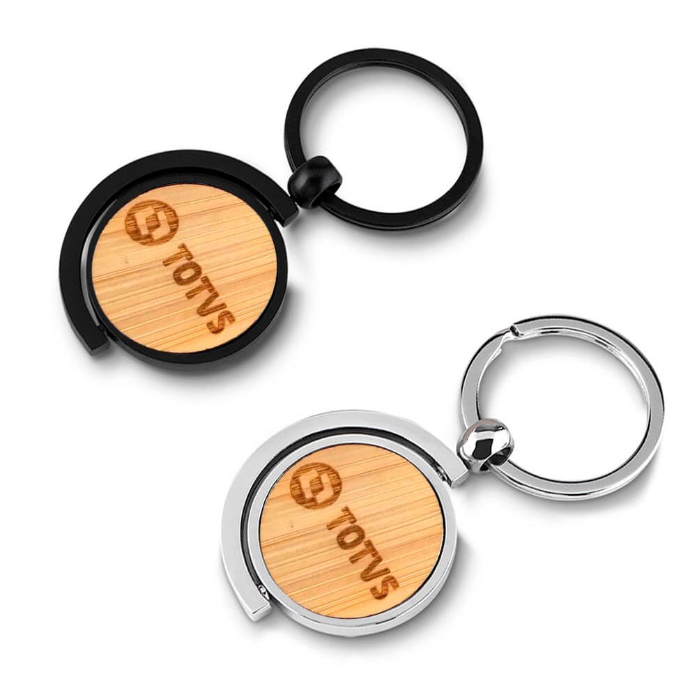 Chaveiro de Bambu Personalizado