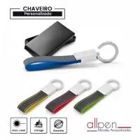 Chaveiro De Couro Ou Sintetico Personalizado