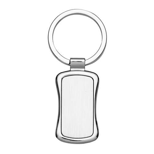 Chaveiro de Metal com Chapa Central