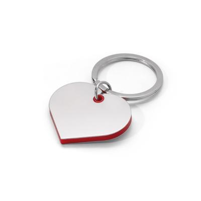 Chaveiro de Metal Formato Coracao Personalizado