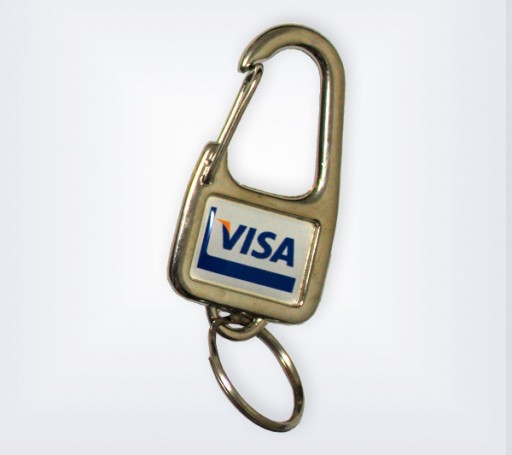 Chaveiro de Metal Mosquetão Personalizado