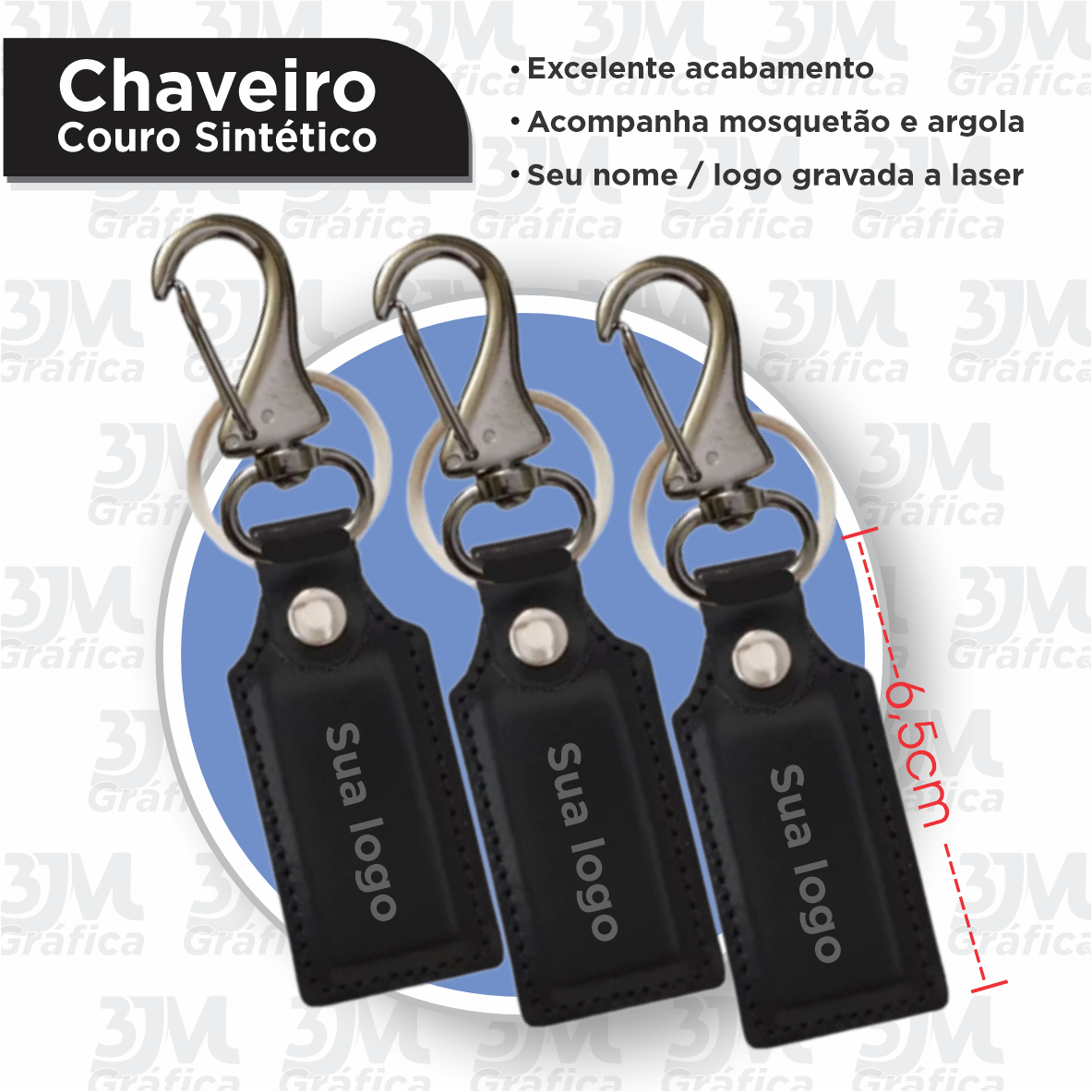 Chaveiro em couro