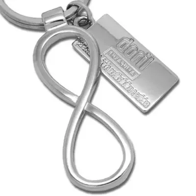Chaveiro em Metal 3d Com Simbolo do Infinito