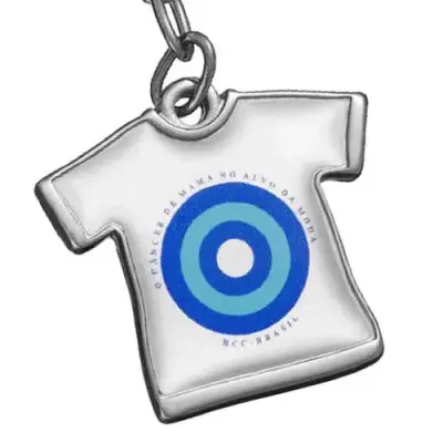 Chaveiro em metal 3D personalizado