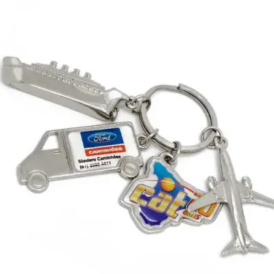 Chaveiro em Metal 3d Promocional