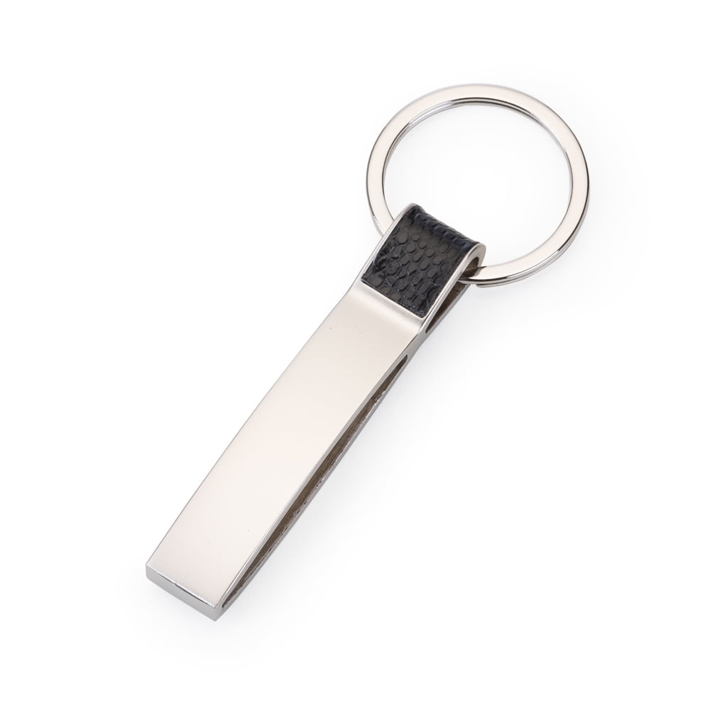 Chaveiro em Metal com detalhe de Couro