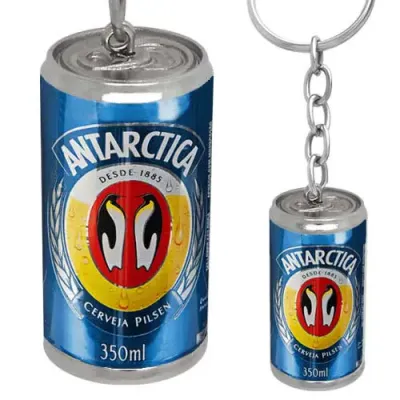 Chaveiro em Metal Com Formato de Lata