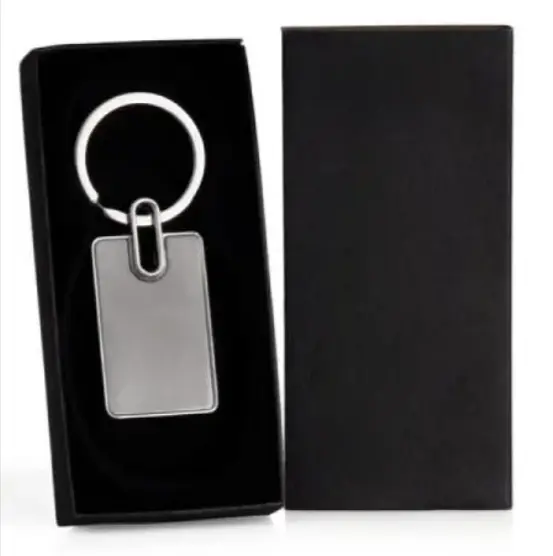 Chaveiro em Metal Retangular Premium Personalizado