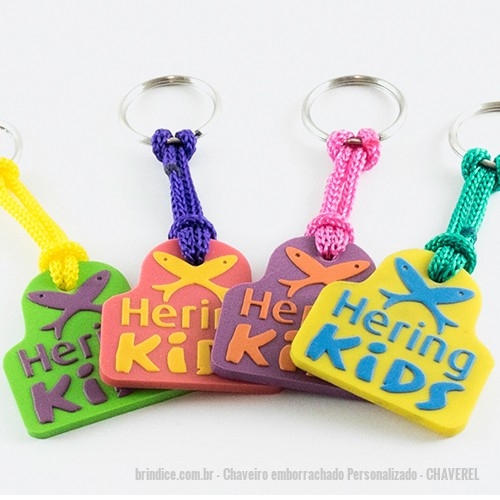 Chaveiro Emborrachado Personalizado