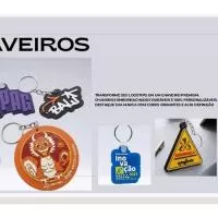 Chaveiro Emborrachado Personalizado