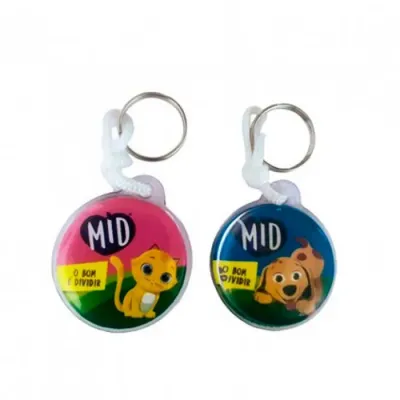 Chaveiro Gel Personalizado
