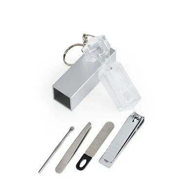 Chaveiro Kit Manicure 4 Peças Personalizado Promocianal
