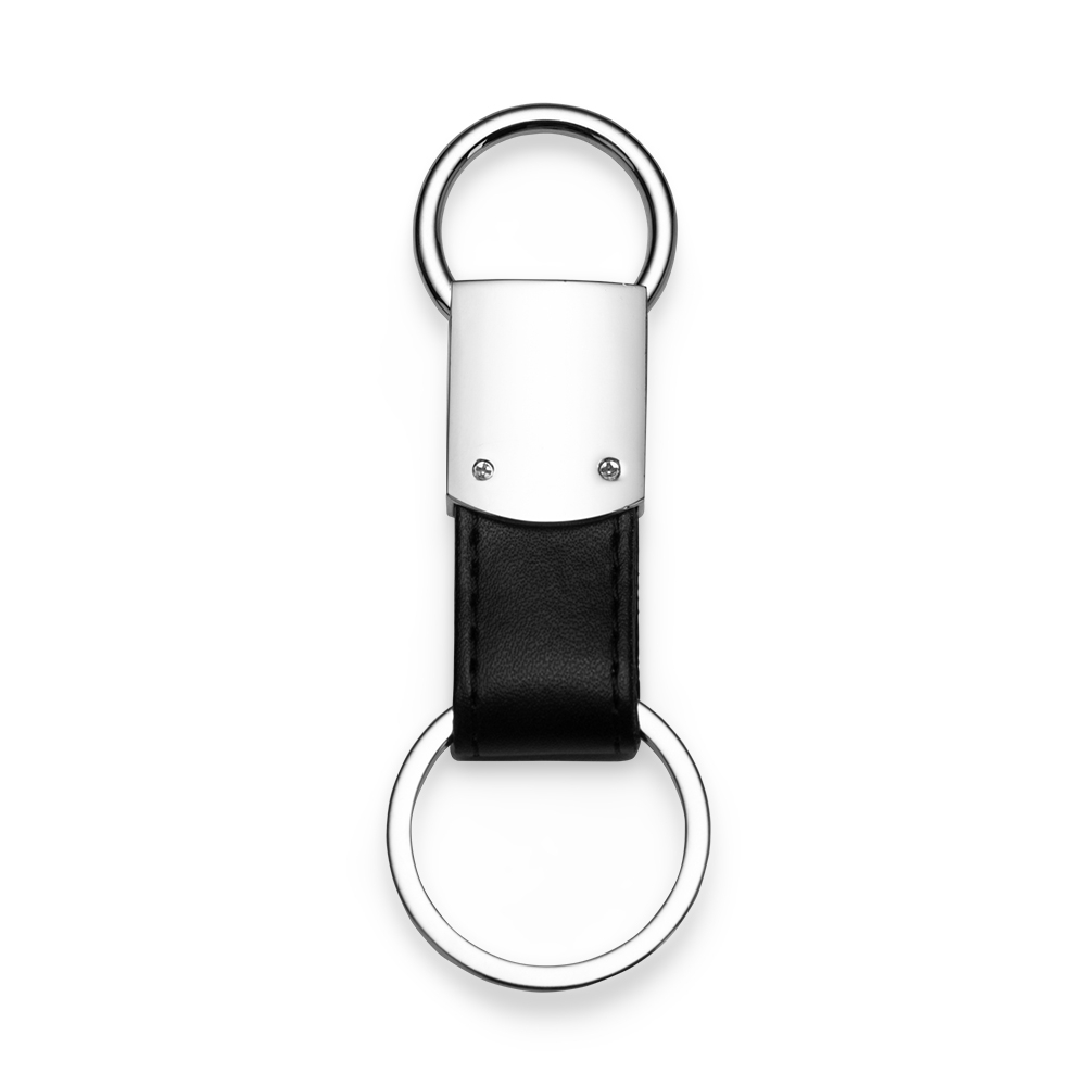 Chaveiro Metal com Couro Personalizado — foto 2