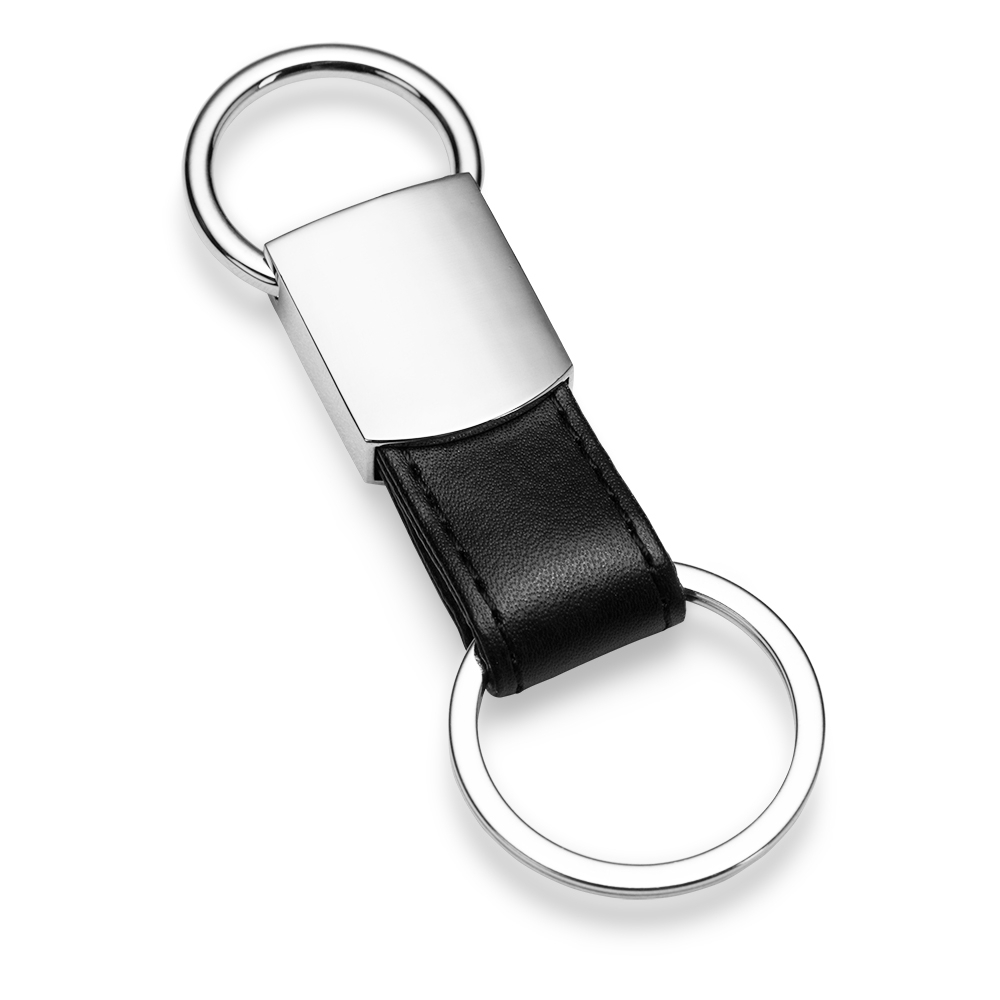 Chaveiro Metal com Couro Personalizado — foto 3