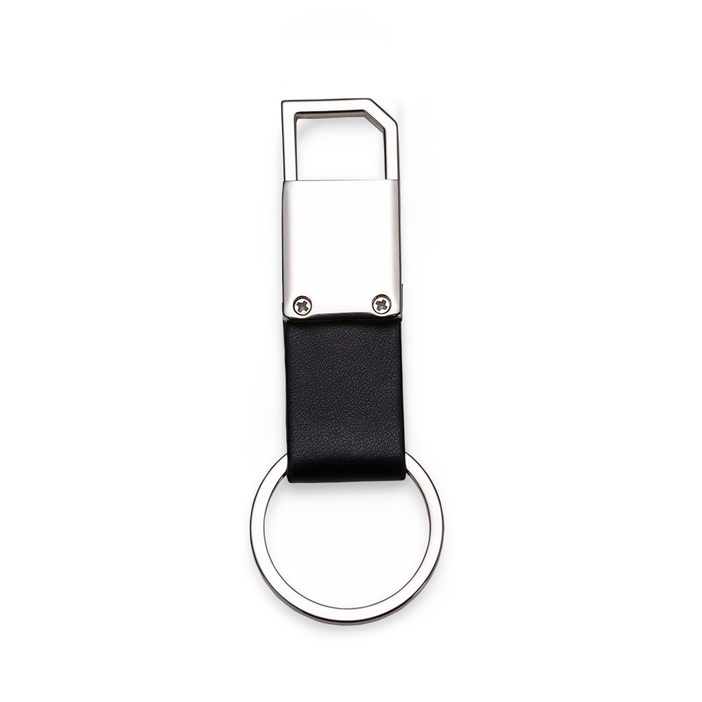 Chaveiro Metal com Couro Personalizado — foto 3