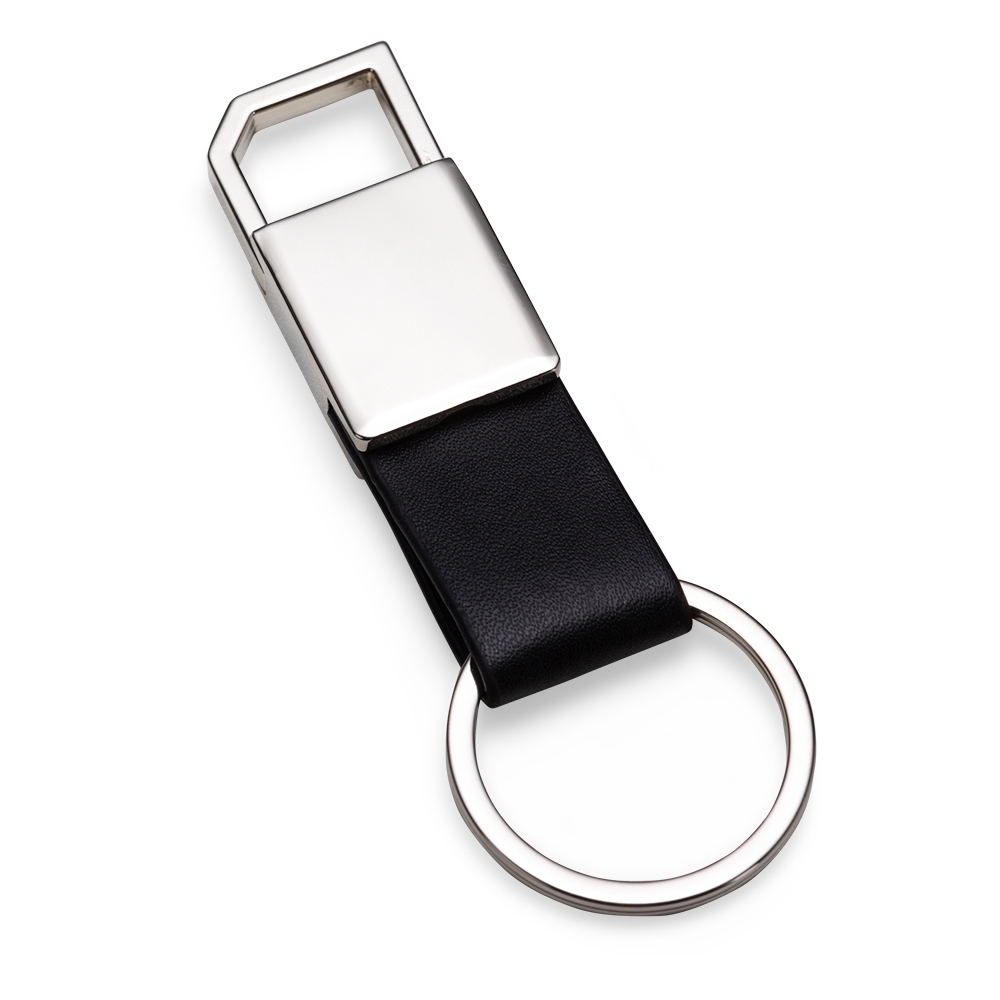 Chaveiro Metal com Couro Personalizado — foto 2