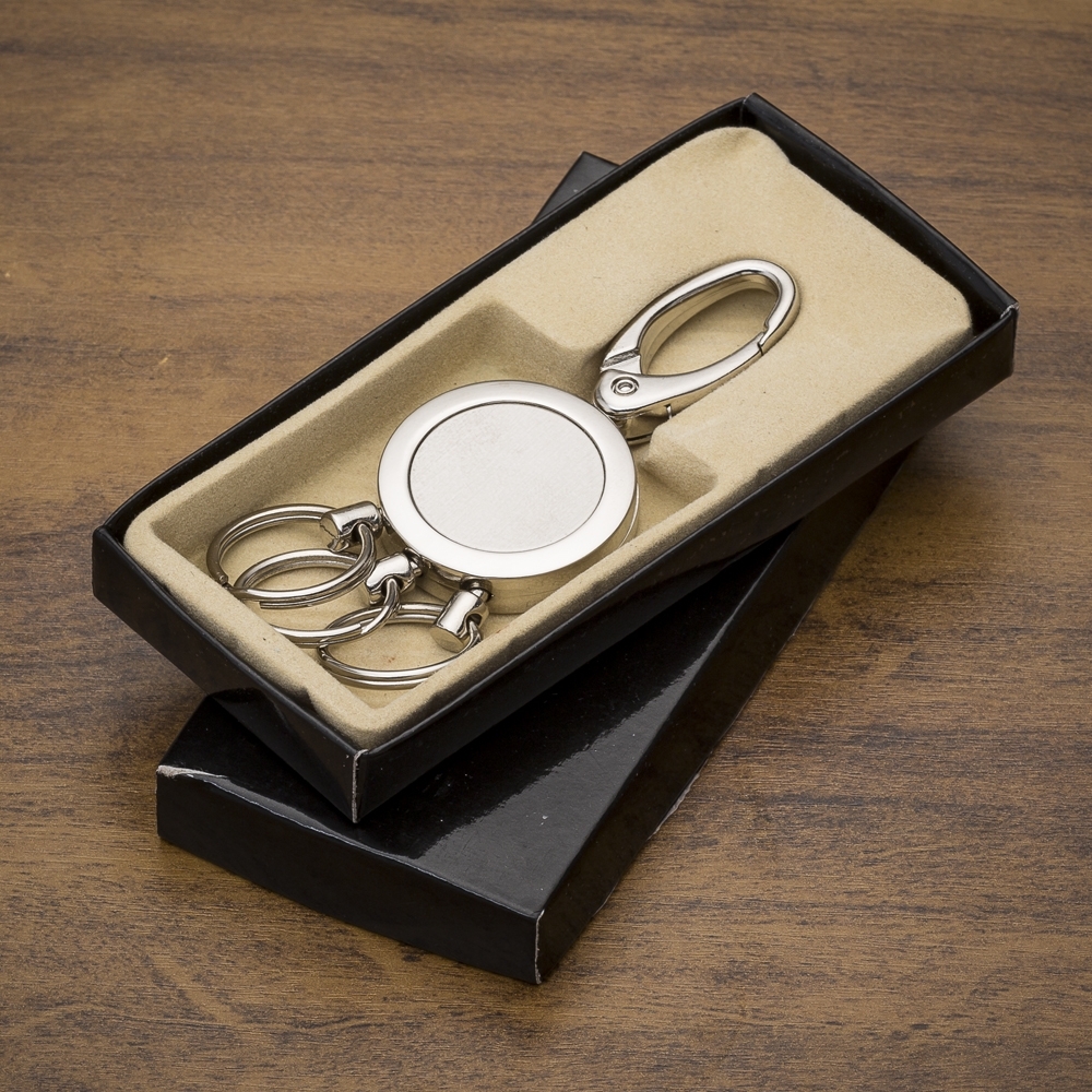 Chaveiro Metal com 3 Argolas Personalizado — foto 3