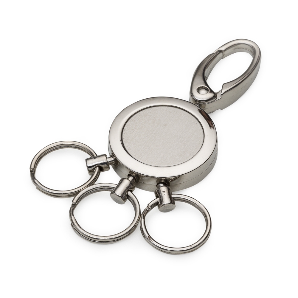 Chaveiro Metal com 3 Argolas Personalizado — foto 2