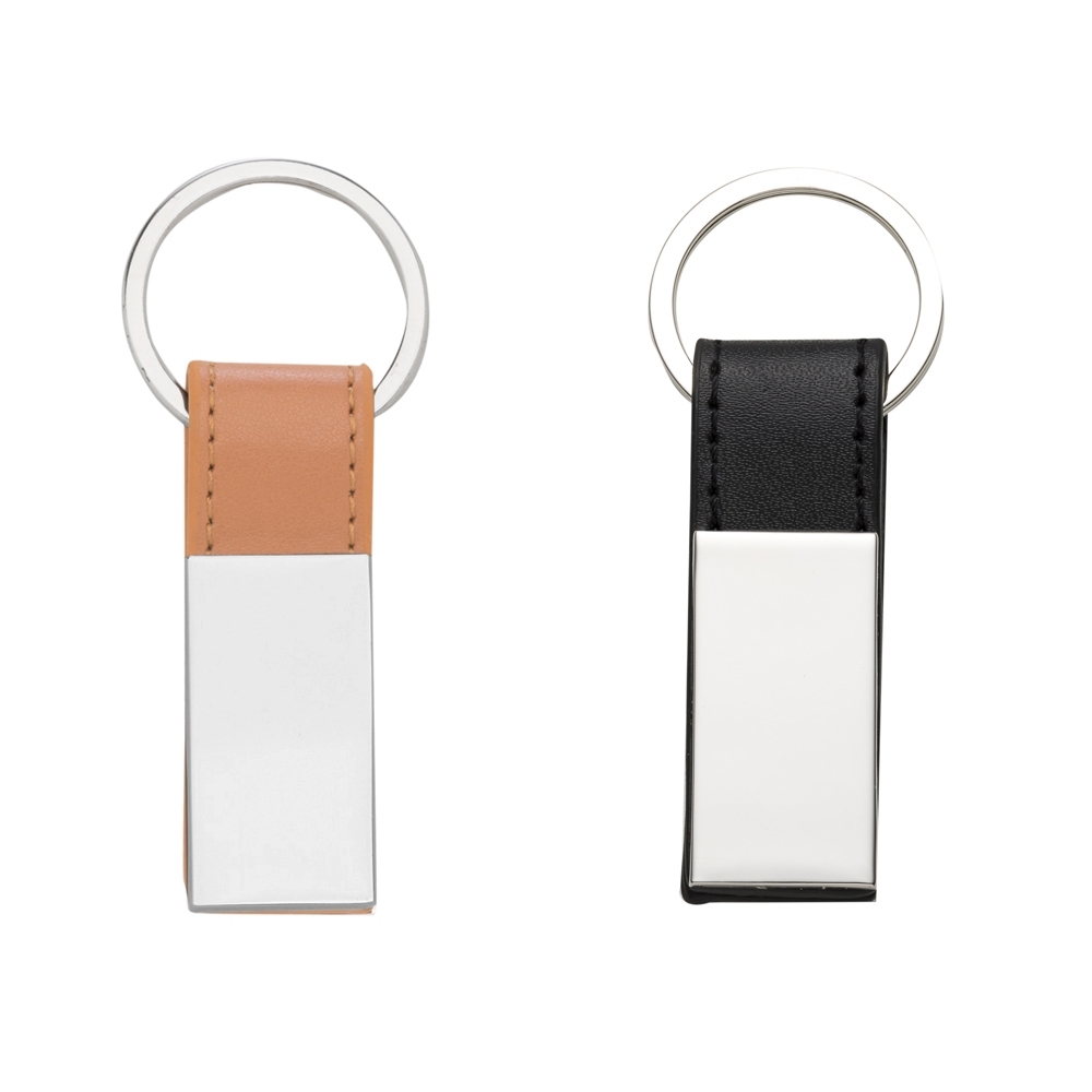 Chaveiro Metal com Couro Personalizado — foto 2