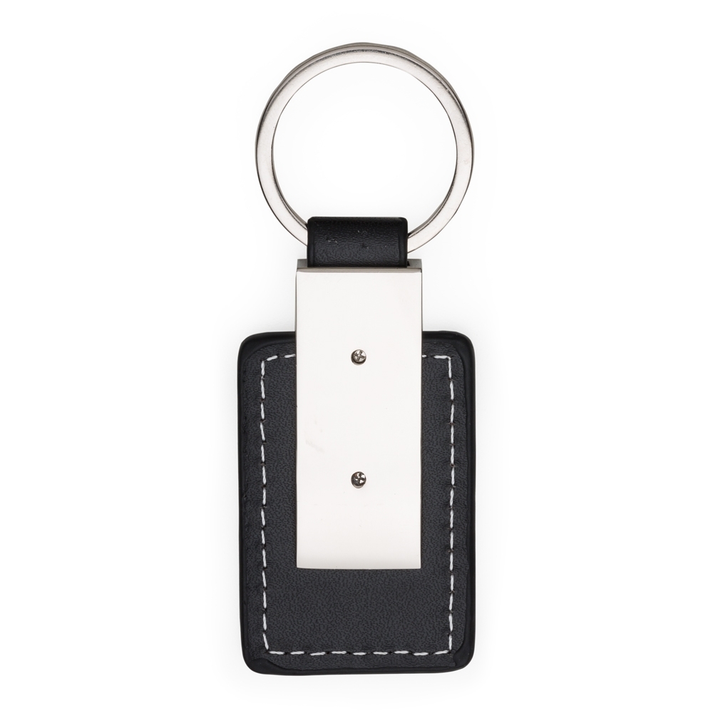 Chaveiro Metal com Couro Personalizado — foto 2