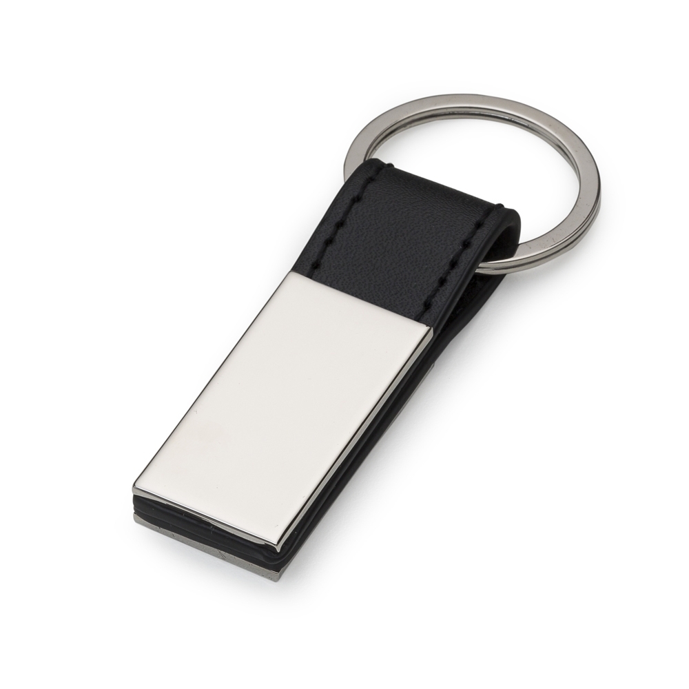 Chaveiro Metal com Couro Personalizado — foto 3
