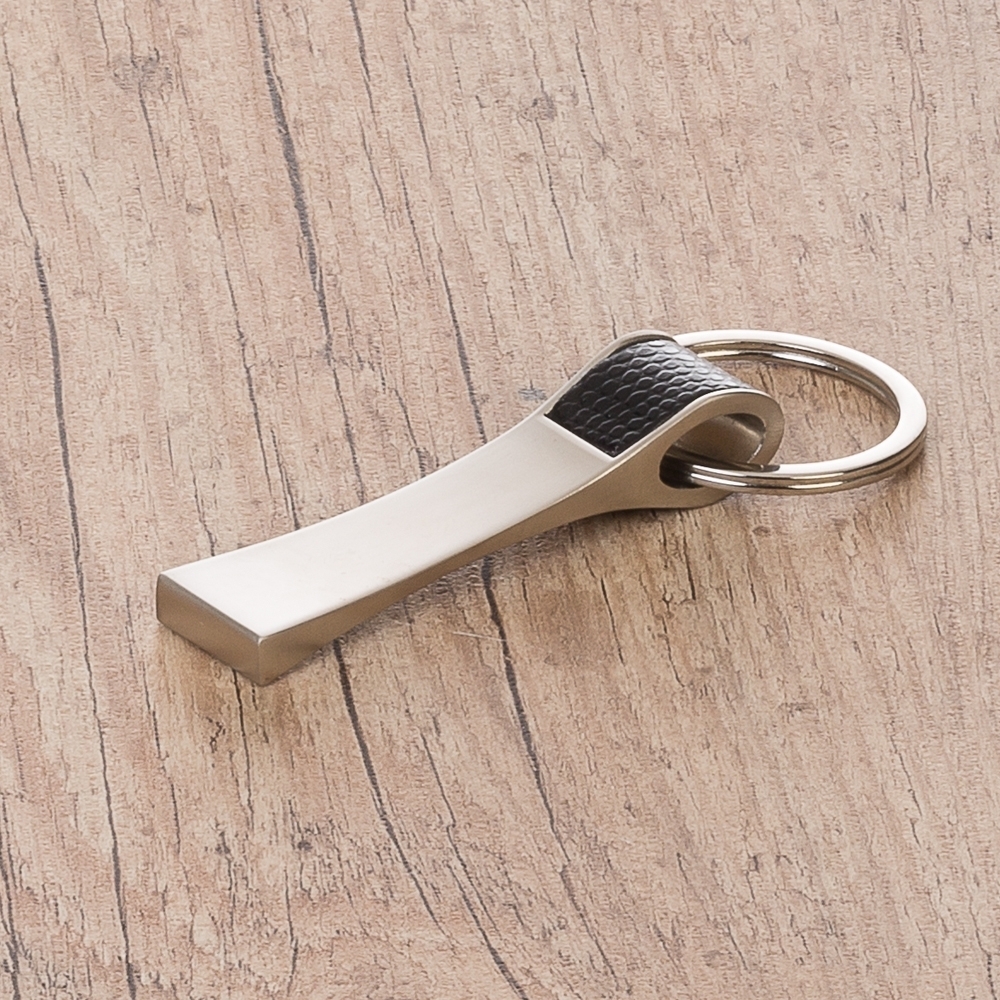 Chaveiro Metal com Couro Personalizado — foto 2