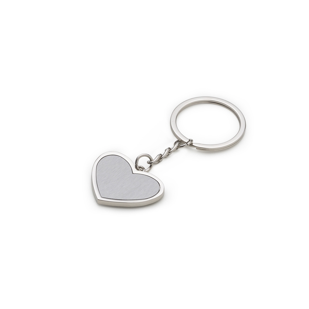 Chaveiro Metal Coração Personalizado — foto 3