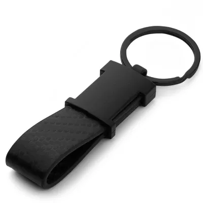 Chaveiro Metal em Niquel Fosco pu Preto