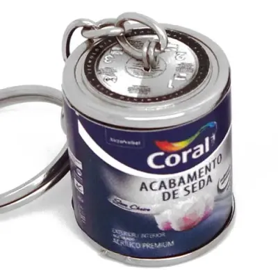 Chaveiro Metalico Personalizado 3d