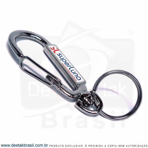 Chaveiro Mosquetão Personalizado