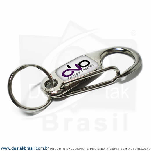 Chaveiro Personalizado - Anzol Curvado