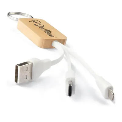 Chaveiro Personalizado Cabo de Carregamento