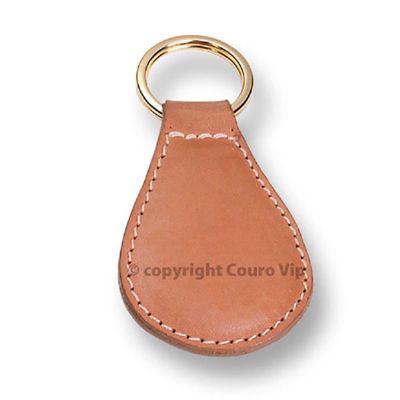 Chaveiro personalizado em couro.