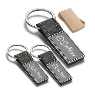 Chaveiro Personalizado Retangular de Metal