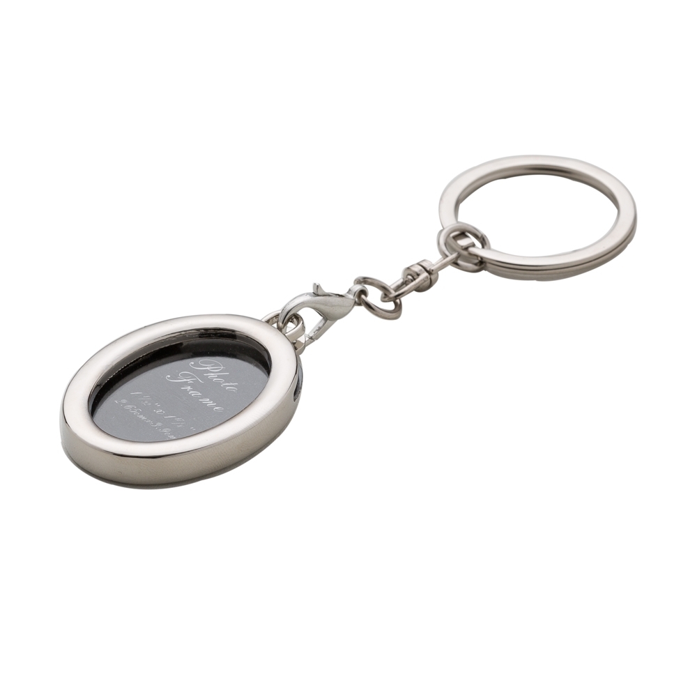 Chaveiro Porta Foto Oval Personalizado — foto 2