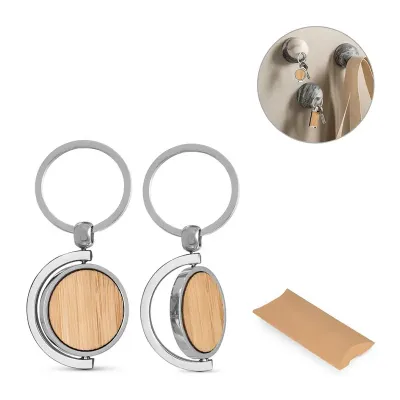 Chaveiro Redondo Metal Personalizado
