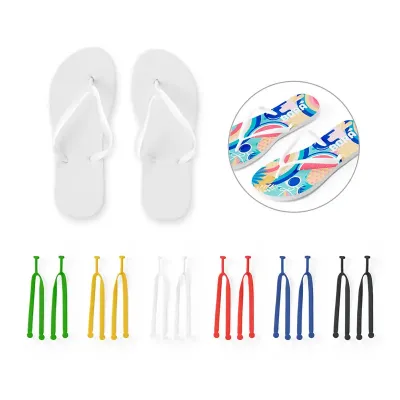Chinelo Sublimacao p m Sola Eva Personalizavel e Tira Pvc