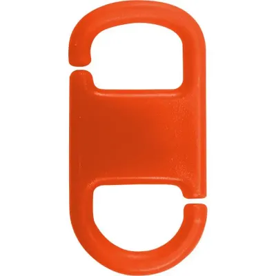 Clipe de Caneca Laranja Neon Plastico Premium