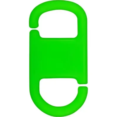 Clipe de Caneca Verde Neon Plastico Premium