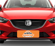 Cobre Placa para Carros PVC Branco Premium 0,50mm - 10 unidades