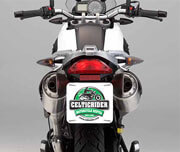 Cobre Placa para Motos PVC Branco Premium 0,50mm - 50 unidades