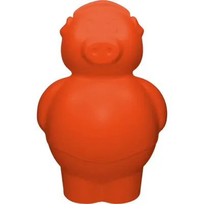 Cofrinho Porquinho Alaranjado Plastico