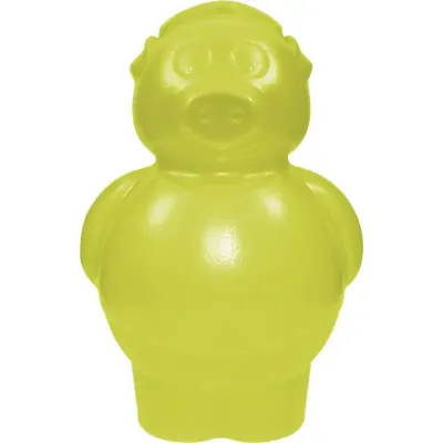Cofrinho Porquinho Amarelo Neon Plastico