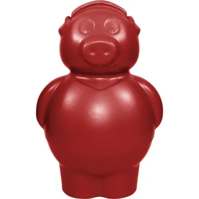 Cofrinho Porquinho Vermelho Plastico