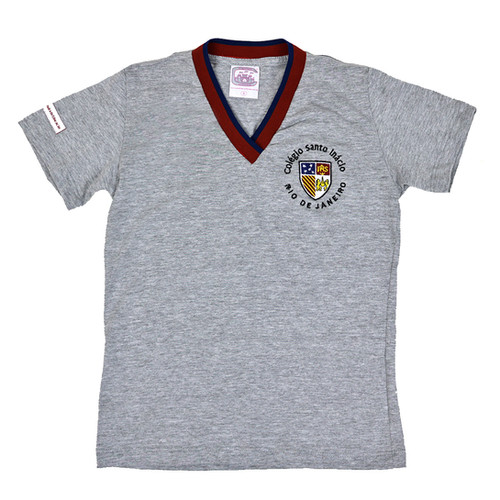 Col. Santo Inácio Camisa Malha Cinza Feminina