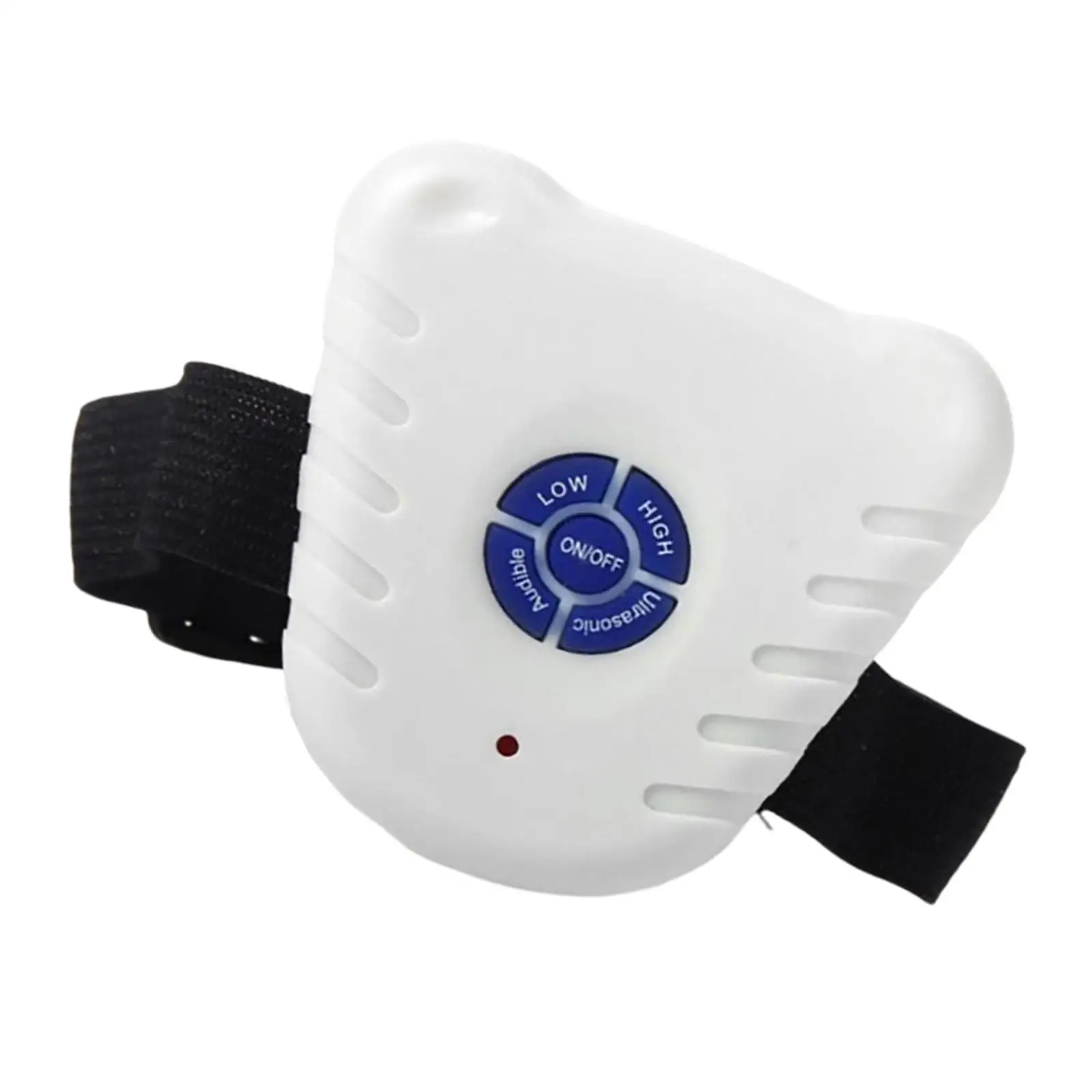 Coleira Anticassos Ultrassônica Portátil com Botão Automático para Treinamento de Cães Ajustável