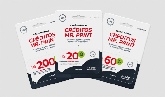 Com os Créditos Pré-pagos da Mr. você economiza tempo e dinheiro!