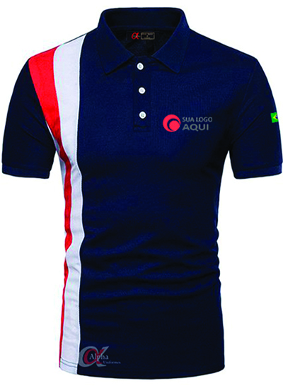 Confecção de uniformes com panos fresco e duradouros - kits com 10 camisas polo
