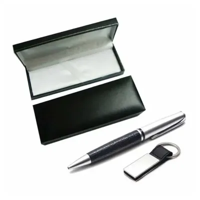 Conjunto Couro Embalagemcanetachaveiro Couro Personalizado