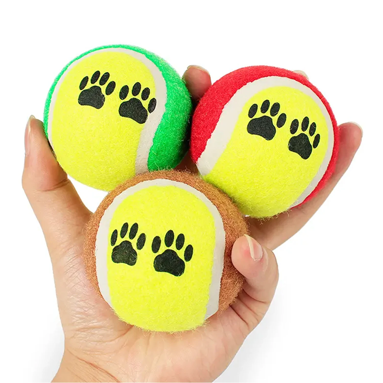 Conjunto de 3 Bolinhas Interativas para Cães e Gatos - Brinquedos Divertidos em Cores Vibrantes